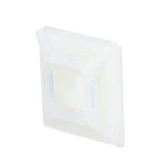 3M 6294 - 3M Cable Tie Mounting Base, CTB75X75NTA-C, natural, 4-way adhesive mount, 3/4 in x 3/4 in (1.9 cm x 1.9 cm) 3M 6294 7000031863 - eGrimesDirect