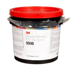 3M 9806-GAL - 3M Screen Printing UV Ink, 9806, mixing white, 1 gallon (3.79 L) 3M 9806-GAL 7000056069 - eGrimesDirect
