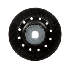 3M AB04998 - 3M Fibre Disc Back-Up Pad With Retainer Nut, PP5045MSSH, black, 4 1/2 in x 5/8-11 in (114.3 mm) 3M AB04998 7000139386 - eGrimesDirect
