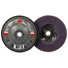 3M AB05935 - 3M Flap Disc 769F 80+ Quick Change Type 27 4-1/2 in x 5/8 in-11 10/Case 3M 7100243876 7100243876 - eGrimesDirect