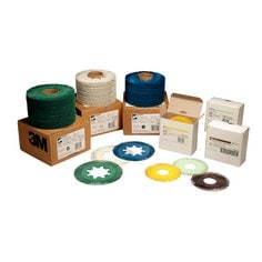 3M AB27628 - 3M Flange Adapter- 6 in Radial Bristle Brush Set, 2 in x 1 in, 25 sets per case 3M AB27628 7000028515 - eGrimesDirect