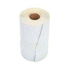 3M abrasive paper roll, 4.5 inch x 10 yards, 120 grit silicon carbide abrasive paper for sanding and finishing.