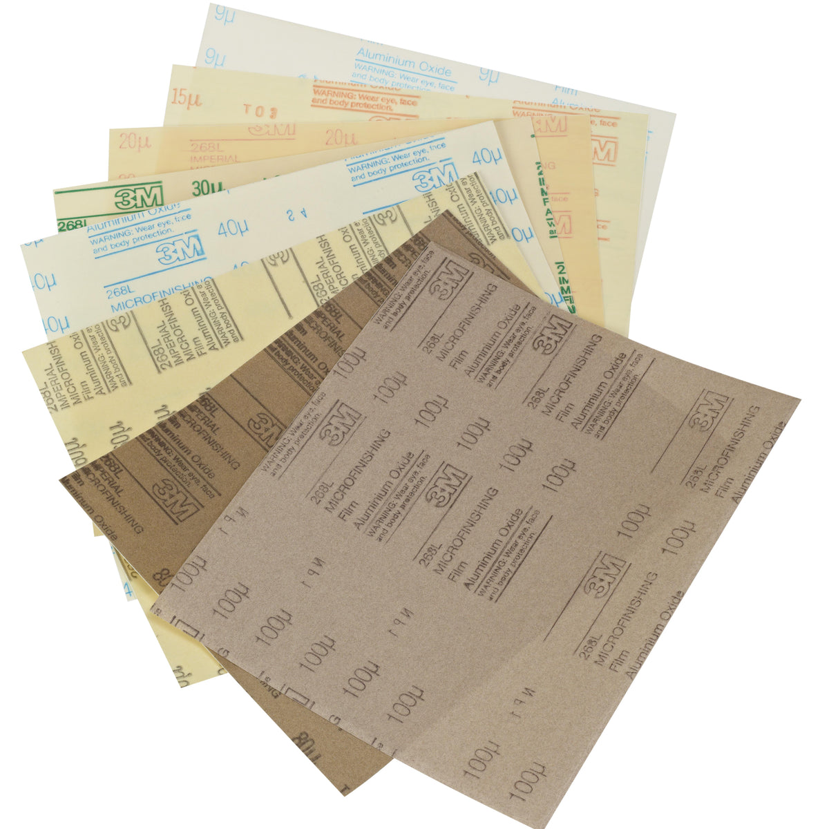 3M AM34926 - 3M 8.5INx11INx80m-microngrade Aluminum Oxide Microfinishing PSA Film Sheet 268L 3M 7010534926 7010534926 - eGrimesDirect