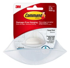 3M BATH14-EF - Command Bath Soap Dish Frosted 3 lbs (1.4 kg) 3M 7100063708 7100063708 - eGrimesDirect