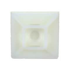 3M CTB1X1NTA-C - Cable Tie Mounting Base natural 4-way adhesive mount 1 in x 1 in (2.54 cm x 2.54 cm) 3M CTB1X1NTA-C 7100024765 - eGrimesDirect