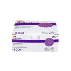 3M 31474 - 3M Cubitron II Hookit Clean Sanding Abrasive Discs 737U 400+ grade 5 in (127 mm) 50 discs per carton 3M 7100141501 7100141501 - eGrimesDirect