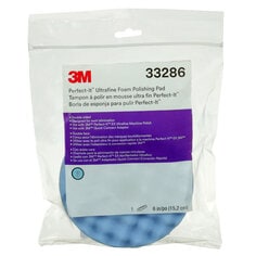 3M 33286 - 3M Perfect-It Ultrafine Foam Polishing Pad, 33286, 6 in, Quick Connect, 6 per case 3M 33286 7100145279 - eGrimesDirect