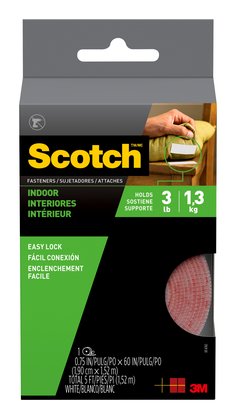3M RF4740 - in Disc Roll Fasteners 3/4inx5Ft Wht 1Set Rf4740 7100103961 - eGrimesDirect