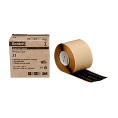 3M Scotch 31-2X10 - Scotch Heavy Duty Mining Tape, 31, Black, 60 Mil (1.5 mm), 2 in x 10 Ft (50 mm x 3 m) 31-2x10 7000031770 - eGrimesDirect