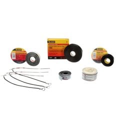 3M Scotch 5701 - Scotch Tape Termination Kit, 5701, With Tape Shield, Wire Shield And Unishield , Concentric Neutral Cable, 5-15 Kv; 8-4/0 Awg, 3 Terminations Per Kit 5701 7000133717 - eGrimesDirect