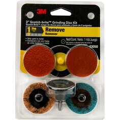 3M Scotch-Brite 03050NA - Scotch-brite Grinding Disc Kit 03050 2 in 40-80-120 Grit 6/Case 3M 7010295202 - eGrimesDirect