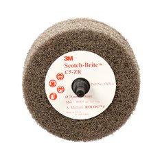 3M Scotch-Brite AB11792 - 3M Scotch-Brite Cut &amp; Polish Disc CPD5-R 75 mm x 30 mm A MED, 10 per case 3M AB11792 7000077915 - eGrimesDirect