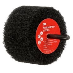 3M Scotch-Brite AB14781 - Scotch-Brite Finishing Flap Brush, Fin, Ff-Zs, Cffb-S, 3 in x 1 3/4 in x 1/4 in Ab14781 7000077967 - eGrimesDirect