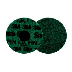 3M Scotch-Brite AB9184 - Scotch-Brite Roloc Precision Surface Conditioning Disc PN-DS Fine TS 4 in (101.6 mm) 25/Inner 100/Case Dispenser Pack 3M 7100271026 7100271026 - eGrimesDirect