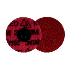 3M Scotch-Brite AB9188 - Scotch-Brite Roloc Precision Surface Conditioning Disc PN-DS Medium TS 3 in (76.2 mm) 25/Inner 100/Case Dispenser Pack 3M 7100264208 7100264208 - eGrimesDirect