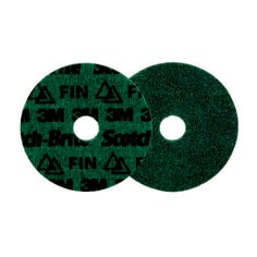 3M Scotch-Brite AB9225 - Scotch-Brite Precision Surface Conditioning Disc PN-DH Fine 4-1/2 in x 7/8 in (114.3 mm x 22.225 mm) 50/Case 3M 7100263884 7100263884 - eGrimesDirect