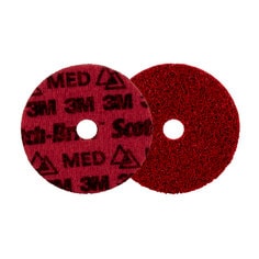 3M Scotch-Brite AB9229 - Scotch-Brite Precision Surface Conditioning Disc PN-DH Medium 4 in x 5/8 in (101.6 mm x 15.875 mm) 100/Case 3M 7100263649 7100263649 - eGrimesDirect