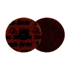 3M Scotch-Brite AB9280 - Scotch-Brite Roloc Precision Surface Conditioning Disc PN-DR Coarse TR 4 in (101.6 mm) 25/Inner 100/Case Dispenser Pack 3M 7100264203 7100264203 - eGrimesDirect