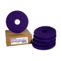 3M Scotch-Brite F-PURPLE-14 - Scotch-Brite Purple Diamond Floor Pad Plus 355 mm (14 in) 7100159507 - eGrimesDirect
