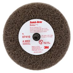 3M Scotch-Brite SB07410 - Scotch-Brite Rivet Cleaning Disc MED 4 in x 1-1/4 in (10.16 cm x 3.18 cm) 7000120778 - eGrimesDirect