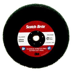 3M Scotch-Brite SB21039 - Scotch-Brite Clean and Strip XT Pro Extra Cut Disc TN A XCS Quick Change 7 in x 5/8 in-11 (177.8 mm x M18 x 2) 3M SB21039 7100175522 - eGrimesDirect