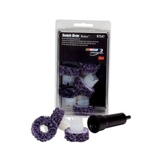 3M Scotch-Brite SB21758 - Scotch-Brite Roloc Brake Hub Cleaning Disc Kit TS 07547 purple 5 per pack 7100176090 - eGrimesDirect