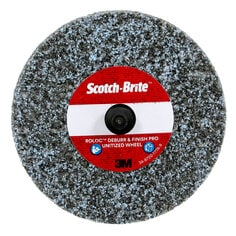 3M Scotch-Brite SB65083 - Scotch-Brite Rolloc Deburr And Finish Pro Unitized Wheel, Tr, 3 in x 1/4 in x No Hole 6C Med+, Sb65083 7100081365 - eGrimesDirect