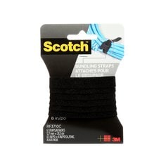 3M Scotch RF3710C - Scotch Bundling Straps black 0.5 in x 8 in (1.27 cm x 20.3 cm) 3M 7100024312 7100024312 - eGrimesDirect