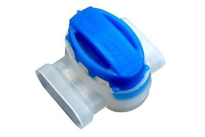 3M 314-BULK - 3M Scotchlok Electrical Insulation Displacement Connector, 314, blue, pigtail, 22-14 AWG 3M 314-BULK 7000031482 - eGrimesDirect