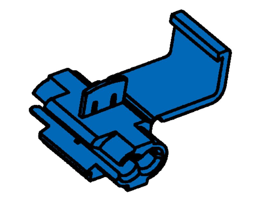 3M 560B-BOX - 3M Scotchlok Electrical Insulation Displacement Connector, 560B, blue, double run or tap, 18-16 AWG (solid/stranded), 14 AWG (stranded) 3M 560B-BOX 7100166938 - eGrimesDirect