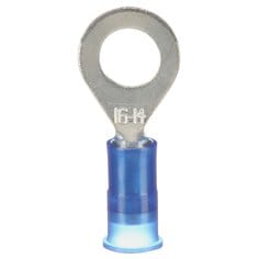 3M MNG14-14R/SX - 3M Scotchlok Ring Tongue Terminal, MNG14-14R/Sx, blue, nylon insulated with insulation grip, stud size 1/4 in (0.64 cm), 16-14 AWG 3M MNG14-14R/SX 7000133283 - eGrimesDirect