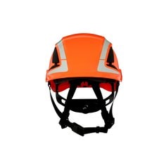 3M 7100175559 - 3M SecureFit X5000 Series Safety Helmet X5007X-ANSI Orange with Scotchlite Reflective Material 4/Case 3M 7100175559 7100175559 - eGrimesDirect