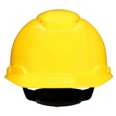 3M H-702SFV-UV - 3M SecureFit Hard Hat Yellow Vented 4-Point Pressure Diffusion Ratchet Suspension with UVicator 20/Case 3M 7100239986 7100239986 - eGrimesDirect