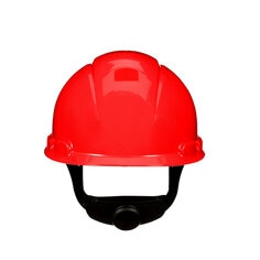 3M H-705SFR-UV - 3M SecureFit Hard Hat H-705FR-UV Red 4-Point Pressure Diffusion Ratchet Suspension with Uvicator 20/Case 3M 7100240004 7100240004 - eGrimesDirect