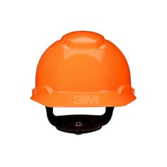 3M H-706SFV-UV - 3M SecureFit Hard Hat Orange Vented 4-Point Pressure Diffusion Ratchet Suspension with UVicator 20/Case 3M 7100240008 7100240008 - eGrimesDirect