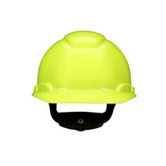 3M H-709SFV-UV - 3M SecureFit Hard Hat Hi-Vis Yellow Vented 4-Point Pressure Diffusion Ratchet Suspension with Uvicator 20/Case 3M 7100239995 7100239995 - eGrimesDirect