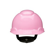 3M H-713SFR-UV - 3M SecureFit Hard Hat Pink 4-Point Pressure Diffusion Ratchet Suspension with Uvicator 20/Case 3M 7100240002 7100240002 - eGrimesDirect