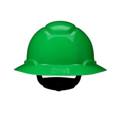 3M H-804SFR-UV - 3M SecureFit Full Brim Hard Hat Green 4-Point Pressure Diffusion Ratchet Suspension with Uvicator 20/Case 3M 7100240032 7100240032 - eGrimesDirect