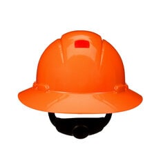 3M H-806SFR-UV - 3M SecureFit Full Brim Hard Hat Orange 4-Point Pressure Diffusion Ratchet Suspension with Uvicator 20/Case 3M 7100239992 7100239992 - eGrimesDirect