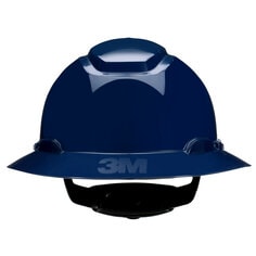 3M H-810SFR-UV - 3M SecureFit Full Brim Hard Hat Navy Blue 4-Point Pressure Diffusion Ratchet Suspension with UVicator 20/Case 3M 7100240037 7100240037 - eGrimesDirect
