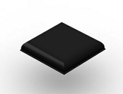 3M SJ5705-BLK - A black self-adhesive rubber bumper used as feet, stops and spacers. The flat top shape provides increased load bearing capacity and better wear resistance. , 1000 Per Case 7000029585 - eGrimesDirect