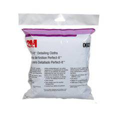 Blue 3M PN06020 auto detailing cloth, 6-pack, soft microfiber for car cleaning and polishing, lightweight and reusable.