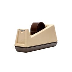 3M Scotch C-25 heavy-duty dispenser for tape, gray plastic, compact design, suitable for industrial and office use.