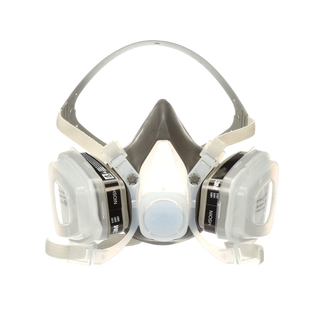 3M 53P71 disposable respirator, large half-facepiece P95 mask for paint spray and pesticide protection, shown in image