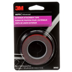 3M 38582 - Exterior Attachment Tape (1/4 Inch x 5 ft) 7100049583 - eGrimesDirect