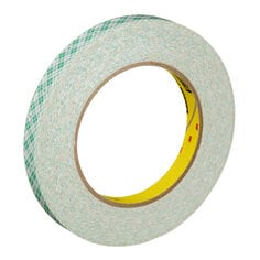 3M 410M-1/2X36 - Double Coated Paper Tape 410M White 5 mil (1/2 Inch x 36 Yards) 7000049272 - eGrimesDirect