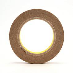 3M 415-1X36 double coated clear tape, 4 mil thickness, 1 inch wide, 36 yards long, showing the tape roll and packaging.