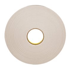 3M 4492W-1/2X72 - Double Coated Polyethylene Foam Tape 4492 White (1/2 Inch x 72 Yards) 7000123599 - eGrimesDirect