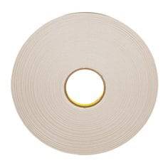 3M 4492W double coated polyethylene foam tape, white, 3/4 inch by 72 yards, double-sided adhesive tape for industrial use