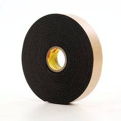 3M 4496B-2X36 black double coated polyethylene foam tape, 2-inch by 36 yards, for industrial and mounting applications.